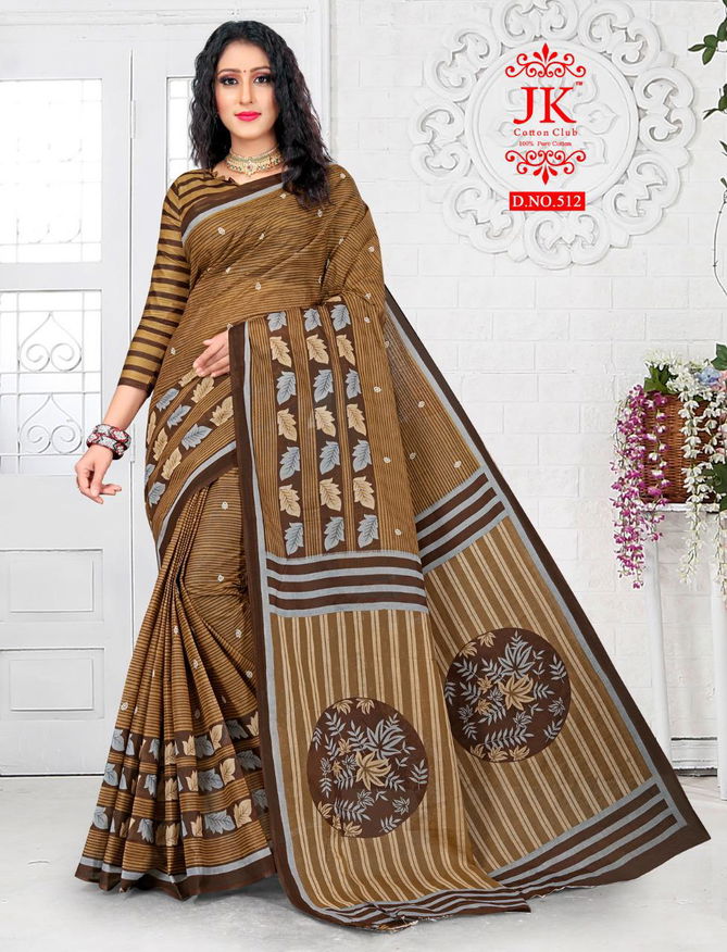 Jk Vaishali 5 Casual Wear Cotton Printed Designer Saree Collection 